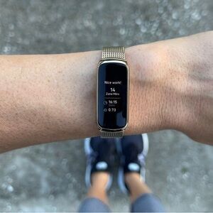 Gold Fitbit Luxe Smartwatch